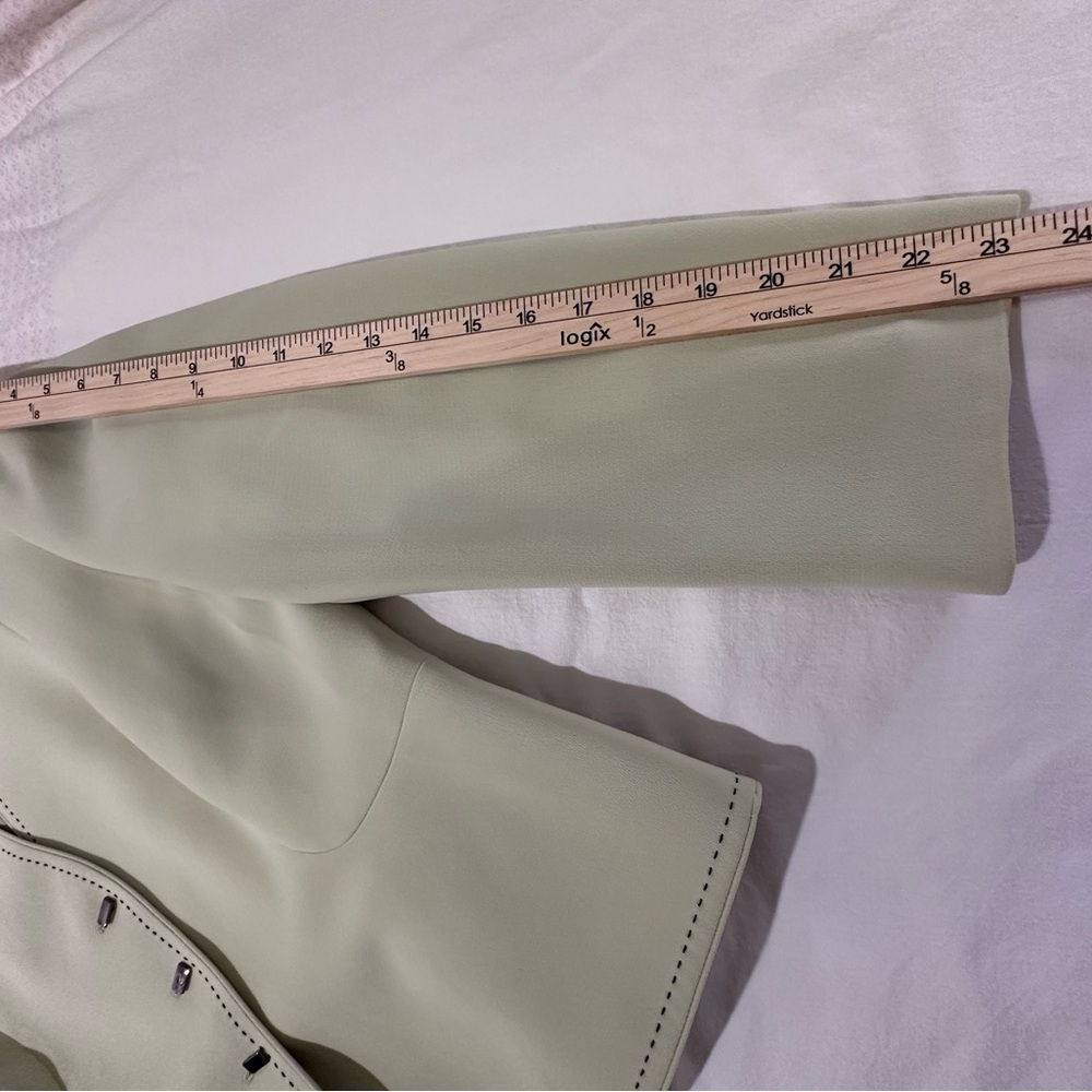 Tahari Jacket Green Pistachio Size 16P - Picture 7 of 12